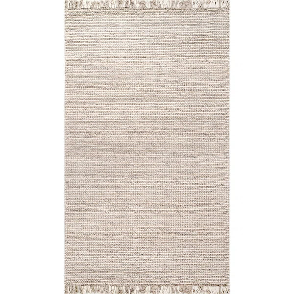 Madison Handmade Tufted Wool Beige Area Rug | Wayfair Professional