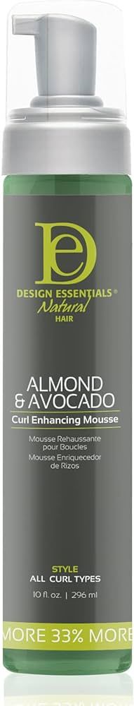 Design Essentials Curl Enhancing Mousse, Almond and Avocado Collection,10 Ounce | Amazon (US)