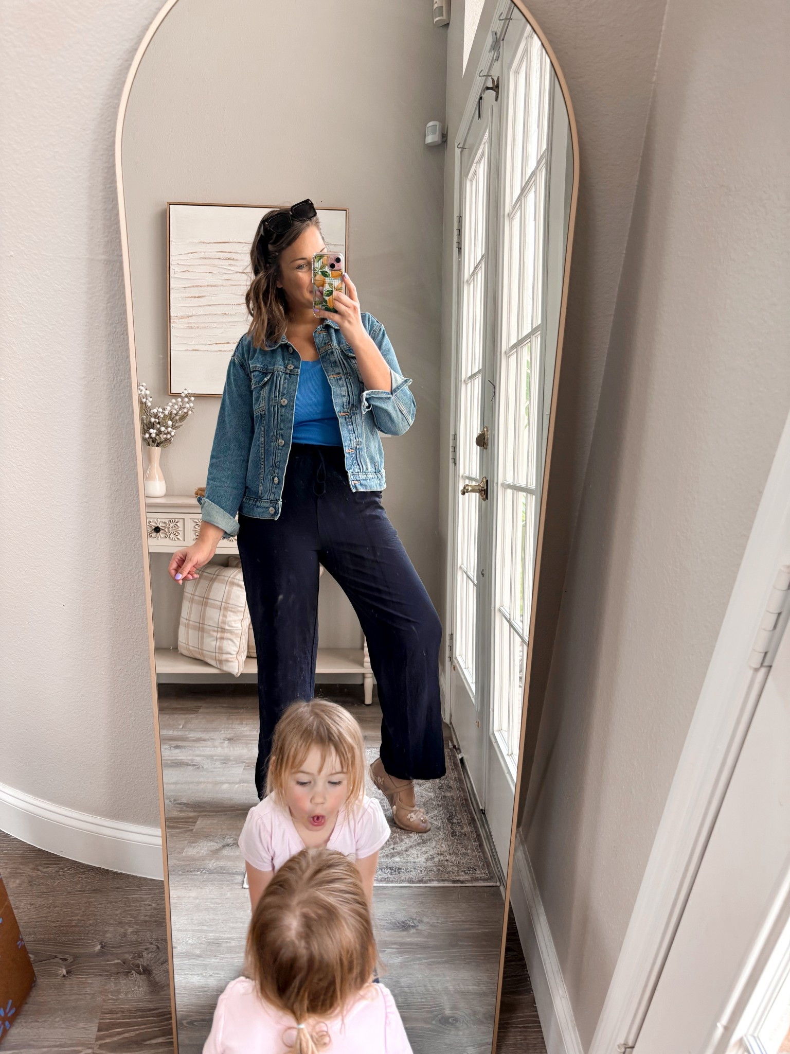 Fit check with a side of Sophia sass 🤣

Medium in everything 

#LTKMidsize #LTKSaleAlert #LTKWorkwear