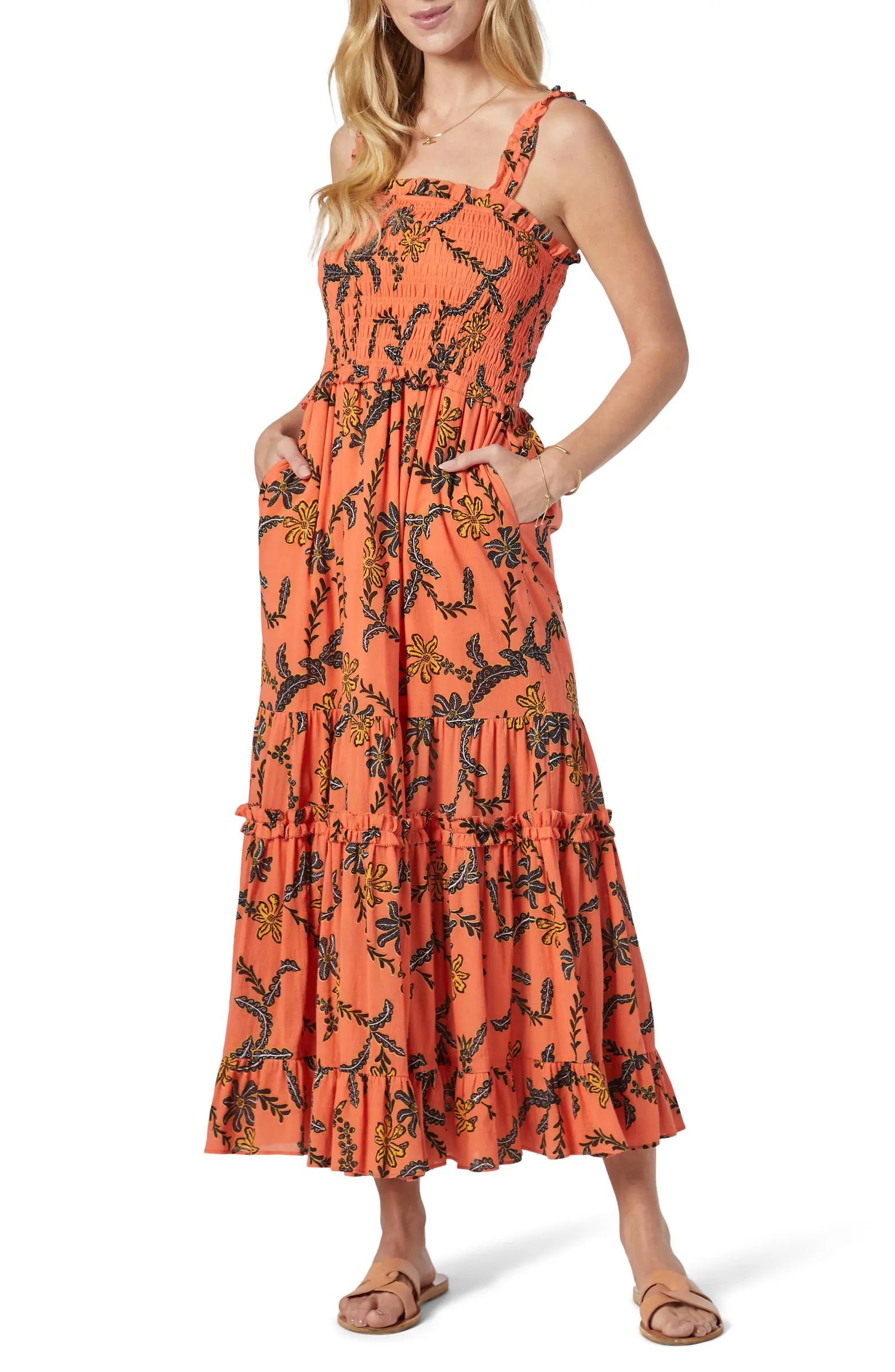 Joie Jailene Floral Print Cotton Maxi Dress | Nordstrom | Nordstrom