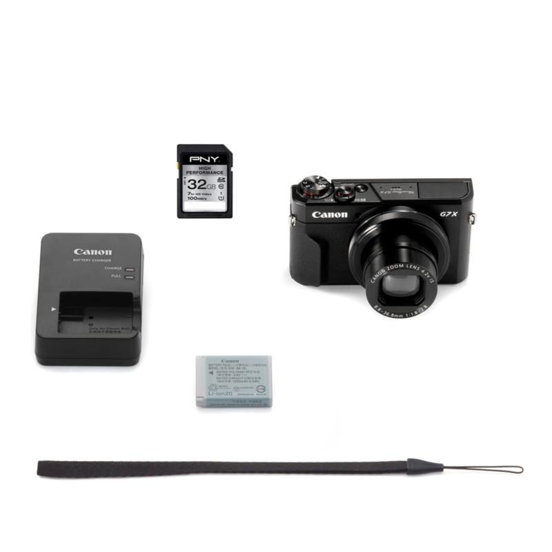 Canon PowerShot G7 X Mark II 20.1MP Digital Camera with 32GB SDHC Card | HSN