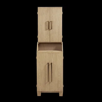American Heritage Port Royal Standup Dart Cabinet - Solid White Oak with Ample Storage for Bristle & Electronic Dartboards | Wayfair North America