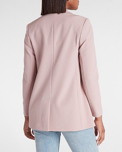 Supersoft Twill Boyfriend Blazer | Express