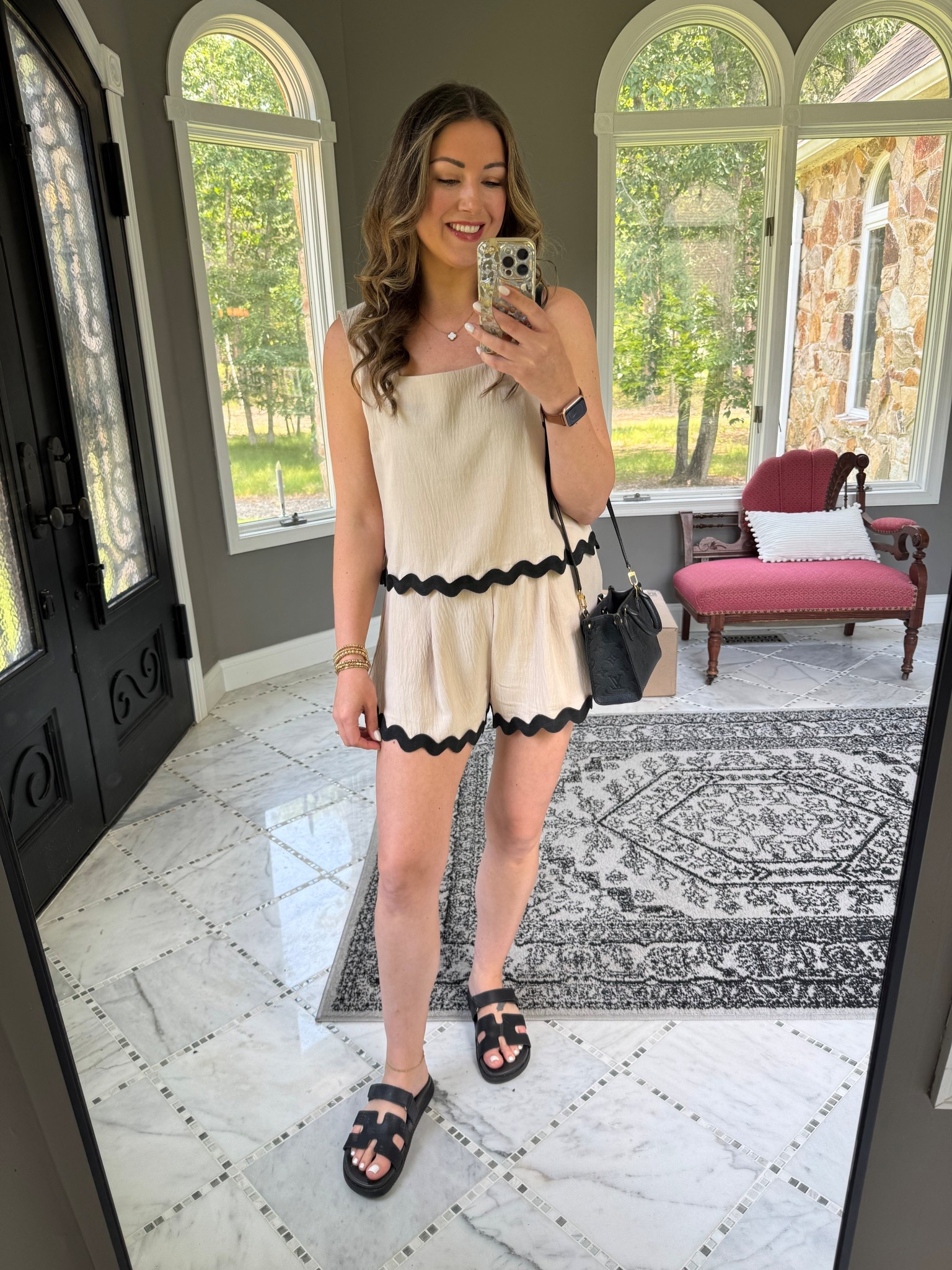 Forgive my untanned legs, I love this matching set from Amazon! 

Matching set, two piece set, Amazon two piece set, vacation outfit, vacation look, summer outfit, summer look, trendy summer outfit, trendy summer look, neutral summer outfit, elevated casual look, black sandals, h dupe sandals, h sandals, casual black sandals, casual summer outfit  

#LTKStyleTip #LTKFindsUnder50 #LTKTravel