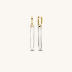 Harris Two-Tone Convertible Link Earrings - $175 | Mejuri (Global)