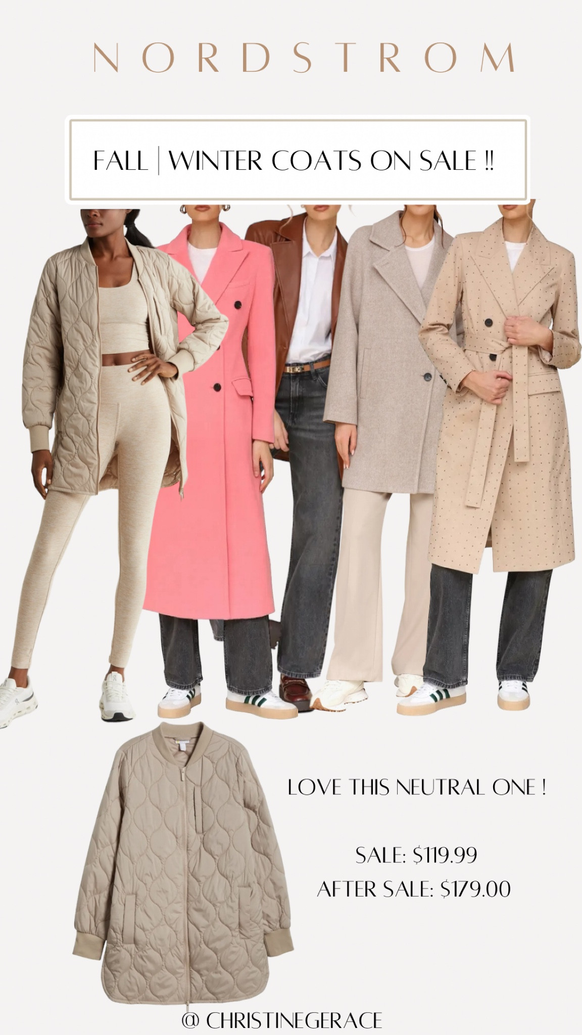 Nsale fall | winter coats on sale !! Shop below & follow 🤍🤍 

#nordstrom #ChristineGerace #nsale #coat #jacket 

#LTKSeasonal #LTKSaleAlert #LTKxNSale