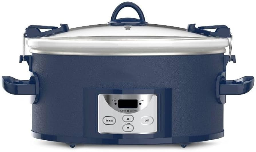 7qt One Touch Cook and Carry Slow Cooker - Blue | Amazon (US)