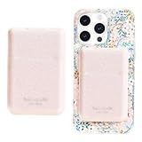 kate spade new york Magnetic Flip MagSafe Wallet/Card Holder for Phone, That Sparkle Pink | Amazon (US)