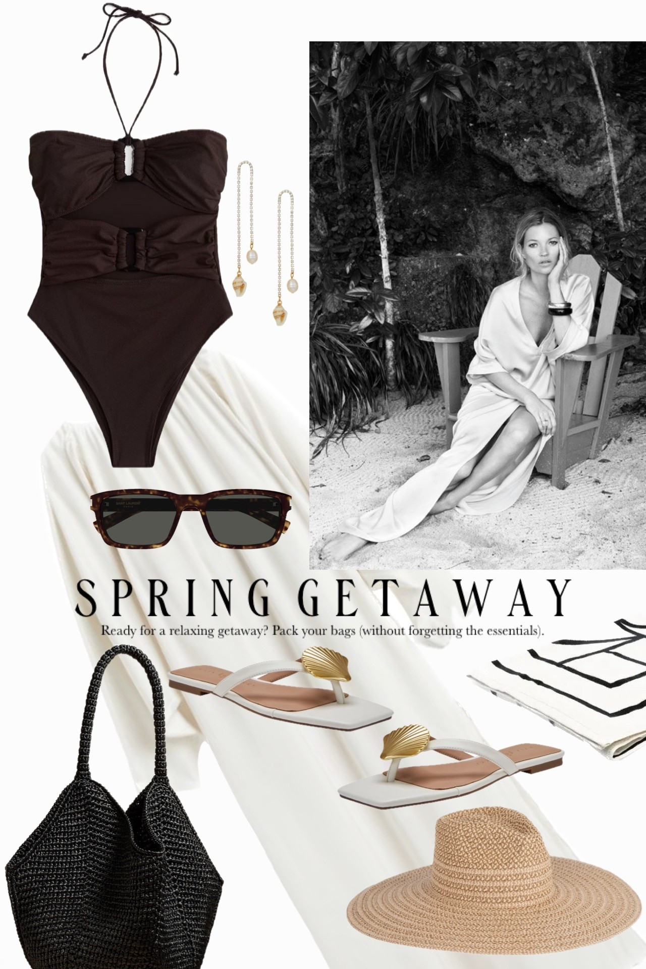 Spring Getaway 🐚

#swimsuit #tote #sandals #ootd #vacation dress earrings towel sunglasses hat heels shell dupe necklace Totme revolve Nordstrom HM one piece 



#LTKootd #LTKTravel #LTKSwim