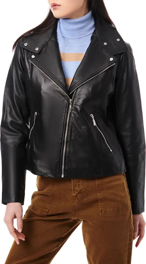 Lambskin Leather Moto Jacket | Nordstrom