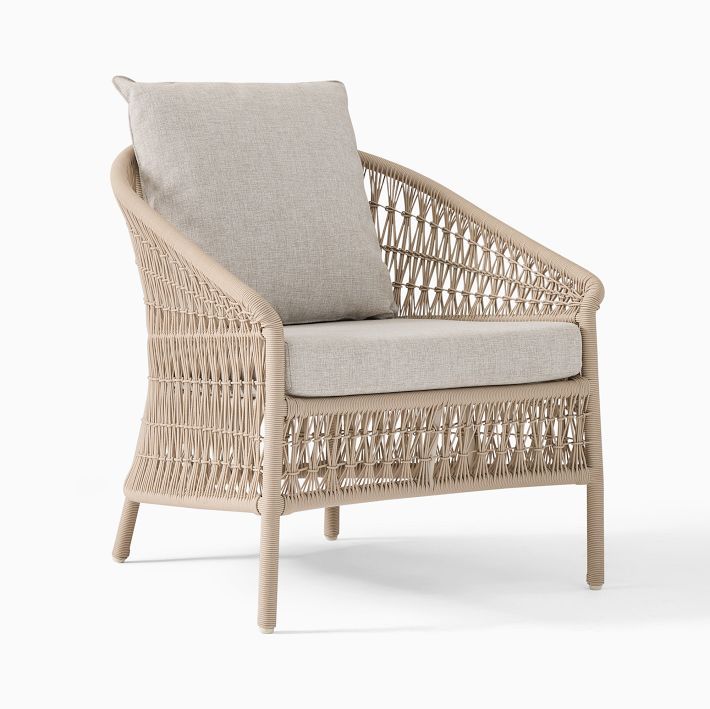 Lincoln Outdoor Petite Lounge Chair | West Elm (US)