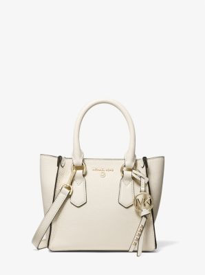 Kris Small Pebbled Leather Satchel | Michael Kors US