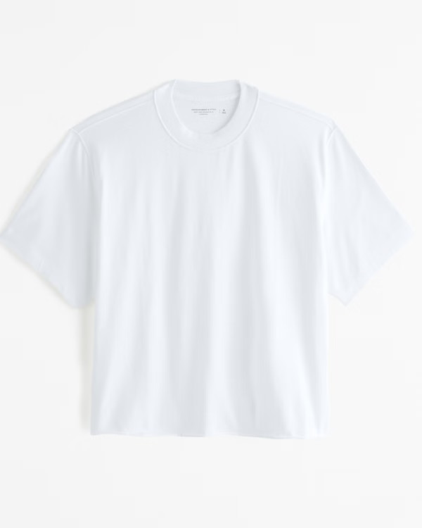 Vintage-Inspired Cropped Tee | Abercrombie & Fitch (US)
