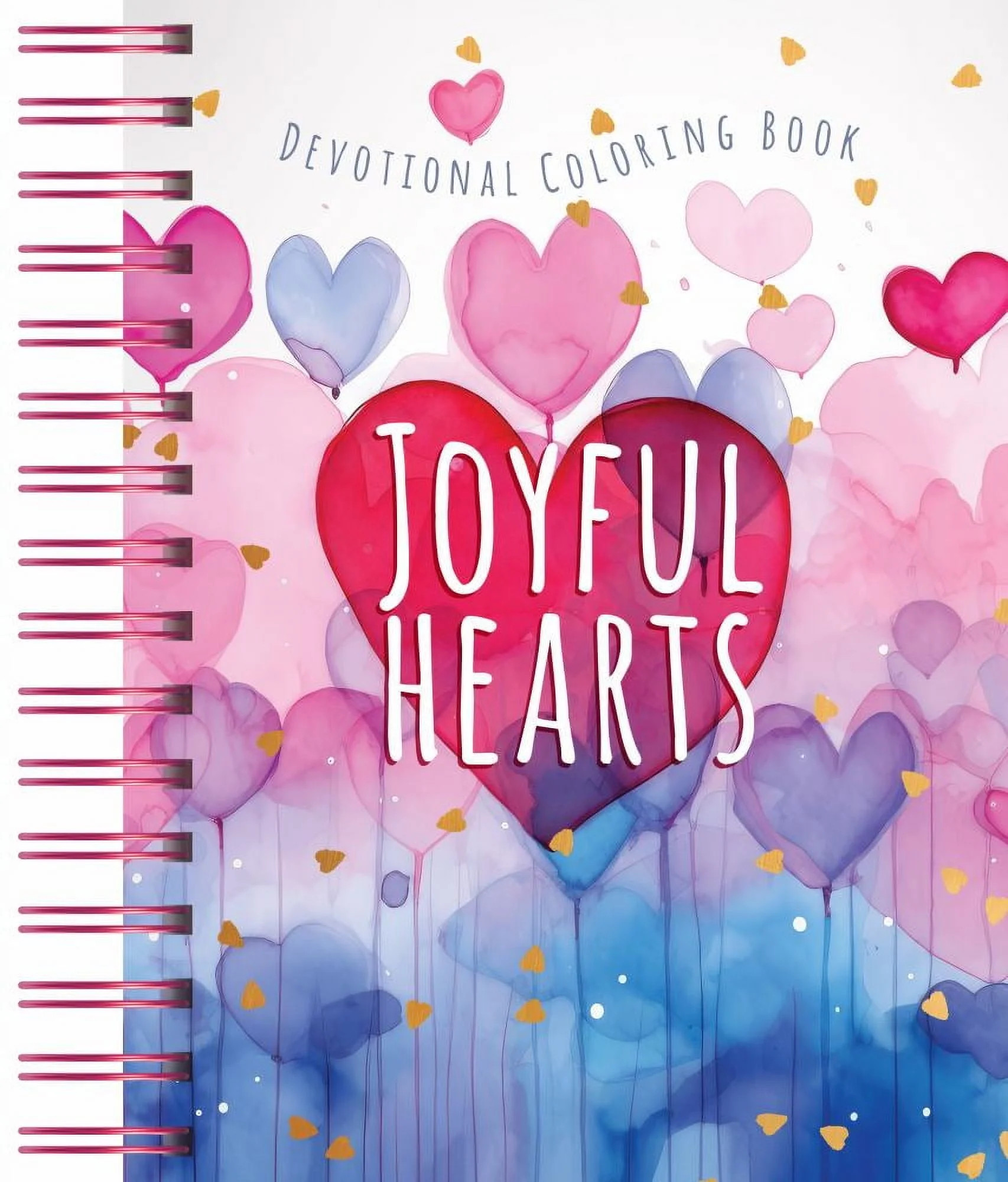 BROADSTREET PUBLISHING GR: Joyful Hearts: Devotional Coloring Book (Spiral-Bound) | Walmart (US)