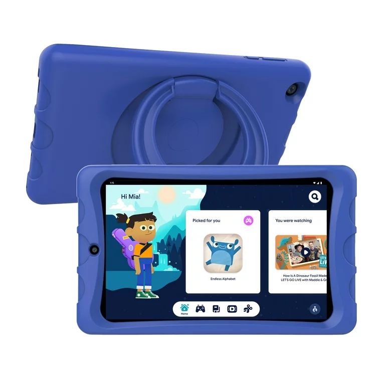 onn. 8" Kids Tablet, 32GB (2021 Model) - Blue - Walmart.com | Walmart (US)