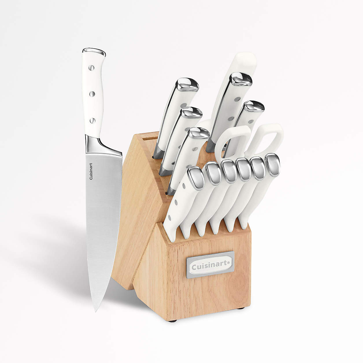 Cuisinart Classic Triple-Rivet 15-Piece Knife Block Set + Reviews | Crate & Barrel | Crate & Barrel