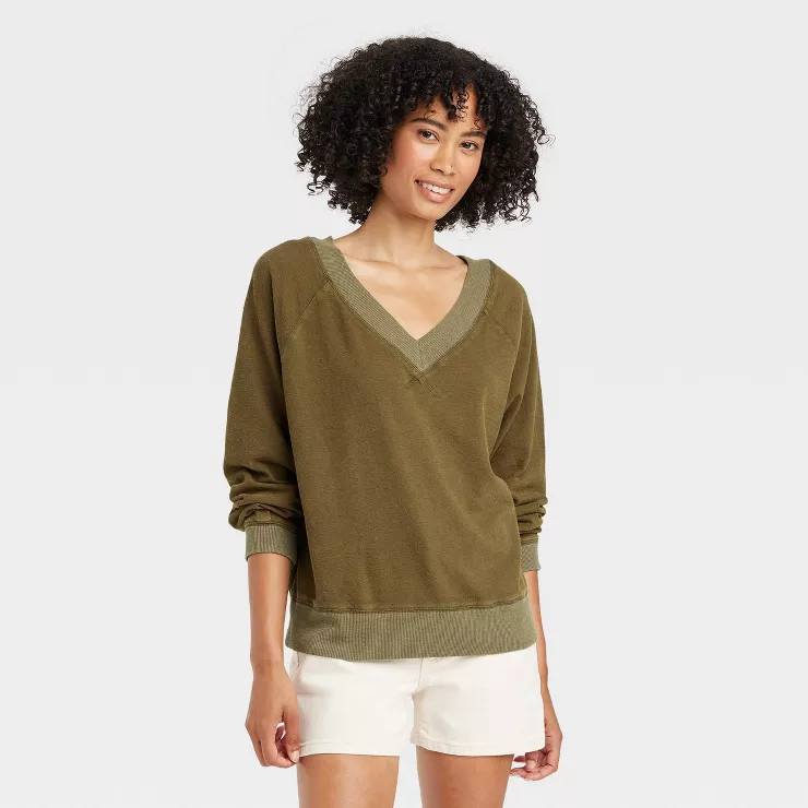 Women's French Terry Sweatshirt - Universal Thread™ | Target