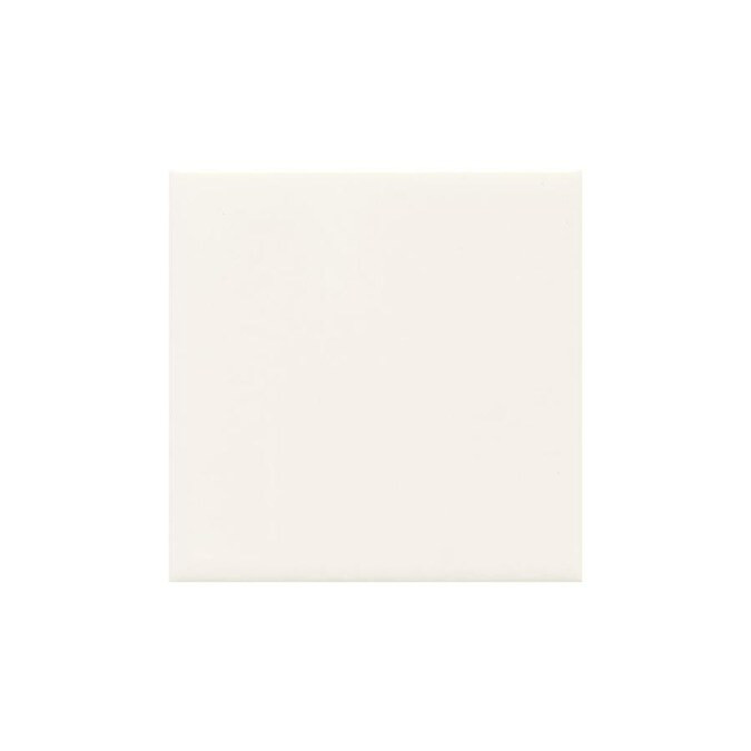 American Olean Bright White Gloss Ceramic Cove Base Tile (Common: 6-in x 6-in; Actual: 6-in x 6-i... | Lowe's