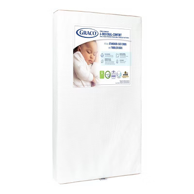 Graco 6" Dual-Comfort Baby Crib and Toddler Mattress | Target