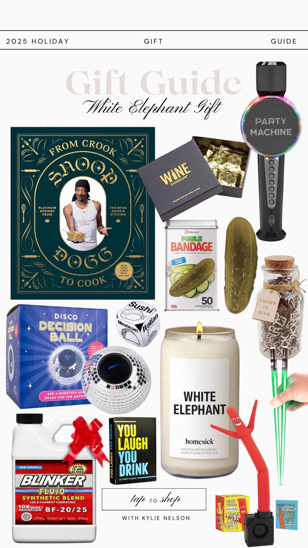 White Elephant Gifts


#LTKCyberWeek #LTKHoliday #LTKGiftGuide