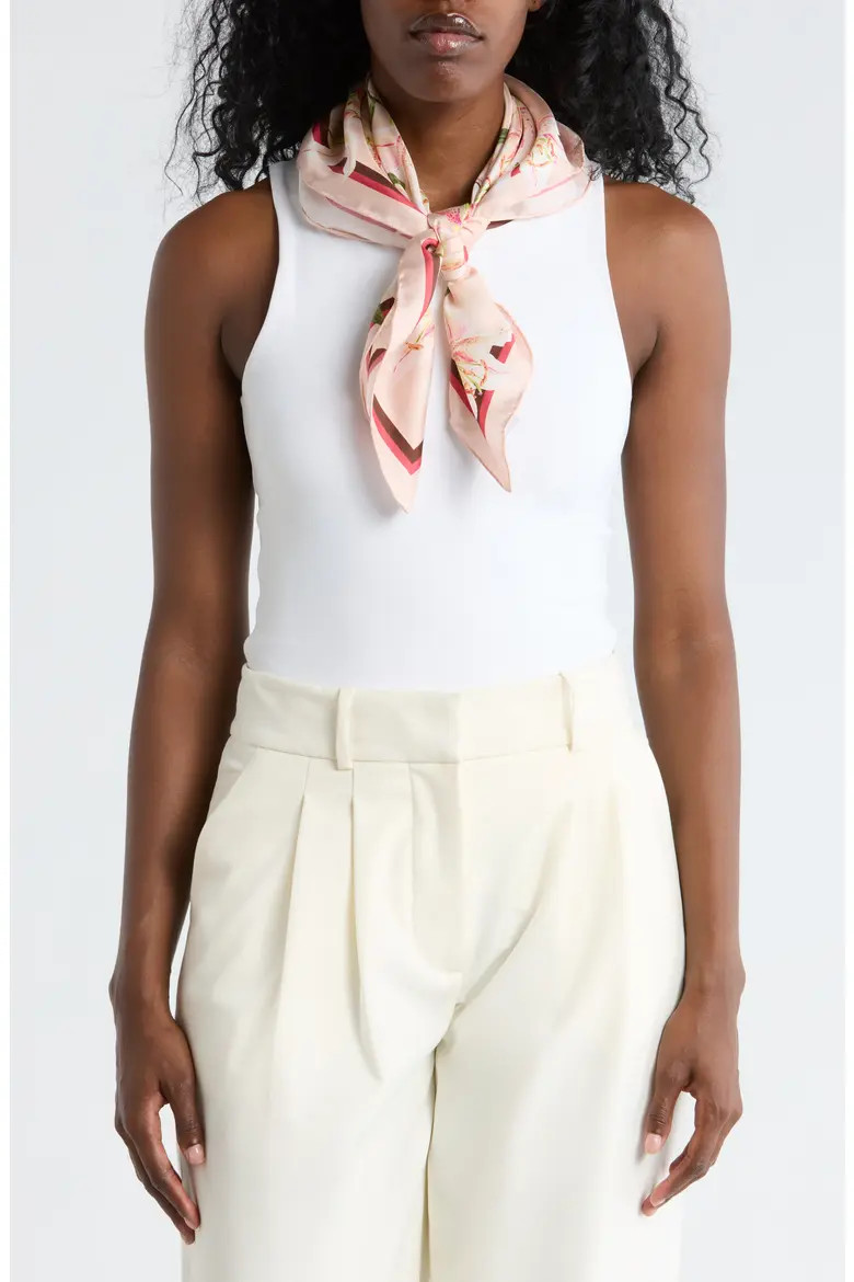 Floral Silk Square Scarf (Women) | Nordstromrack | Nordstrom Rack