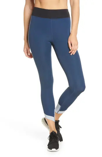 Women's Zella Great Heights Vision High Waist Midi Leggings, Size X-Small - Blue | Nordstrom
