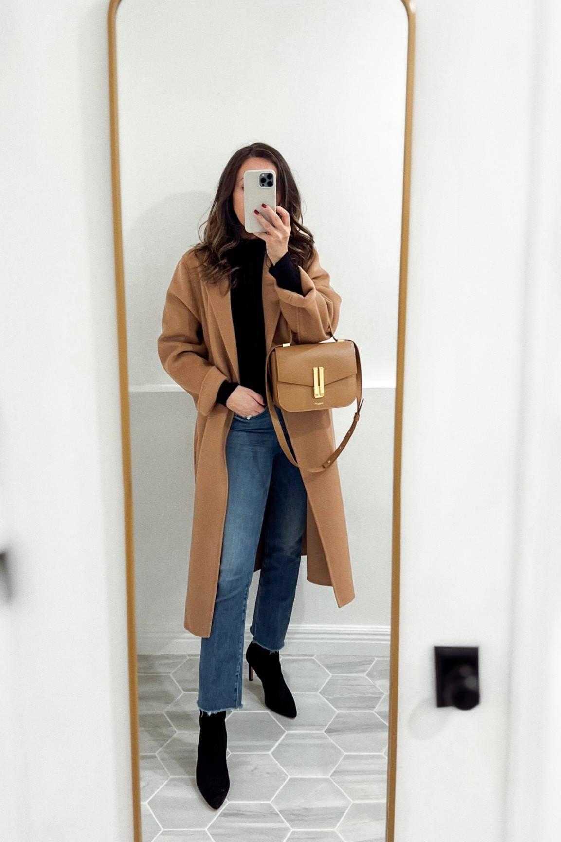 Jeans tts (favorite brand). Oversized coat in small but could have gotten xs too. Oversized sweater tts. Linked the updated version of these booties  

#LTKsalealert #LTKstyletip #LTKSeasonal