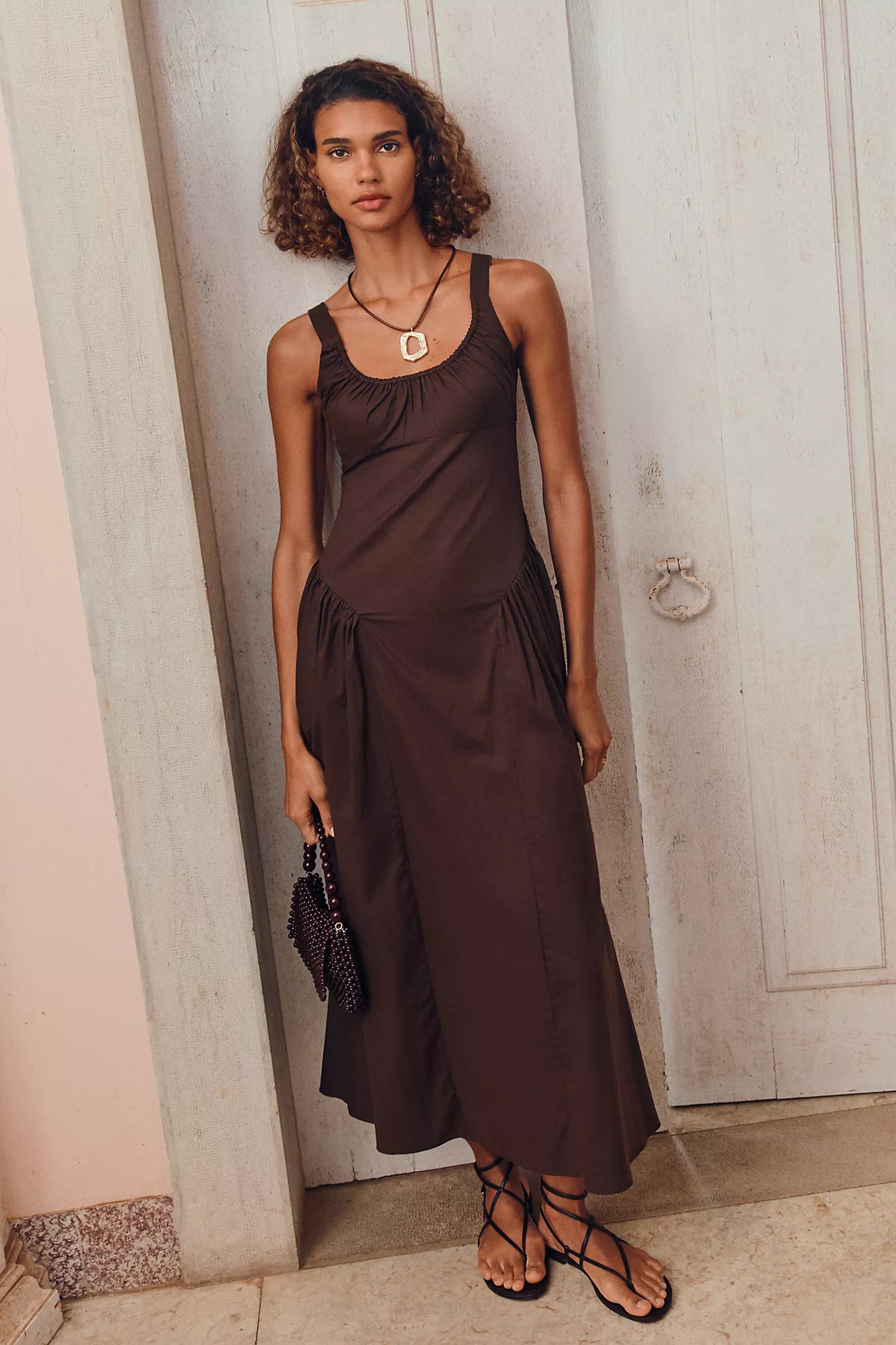 Faithfull The Brand Marcella Sleeveless Midi Dress | Anthropologie (US)