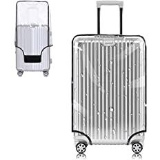 Yotako Clear PVC Suitcase Cover Protectors 30 Inch Luggage Cover Protectors for Wheeled Suitcase ... | Amazon (US)