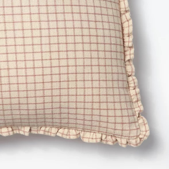 Oversized Mini Windowpane Square Throw Pillow - Threshold™ designed with Studio McGee | Target