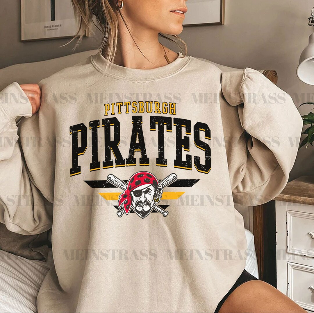 Pittsburgh Pirates Sweatshirt Crewneck, Pittsburgh Baseball Tee, Pirates Shirt, Baseball Fan Gift... | Etsy (US)