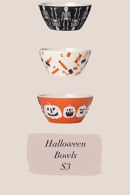 $3 Halloween bowls 