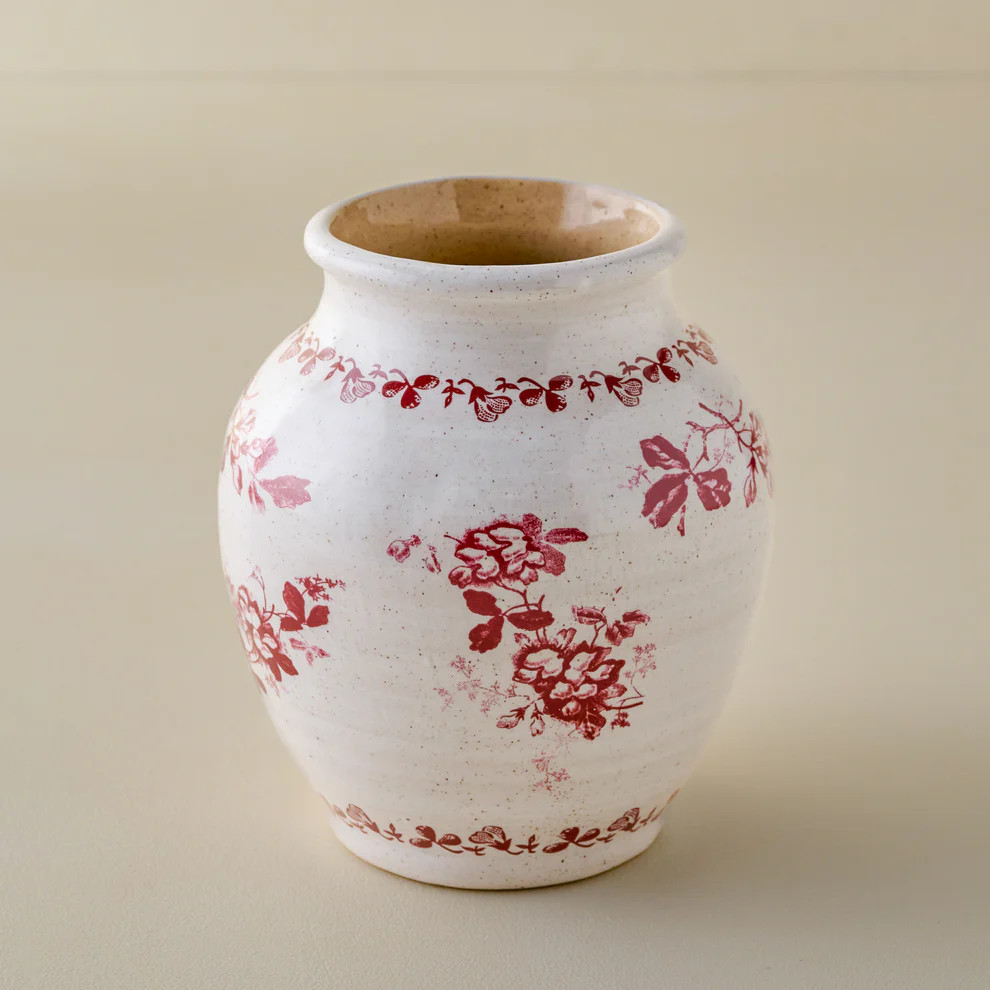 Heirloom Garden Ceramic Vase | Magnolia
