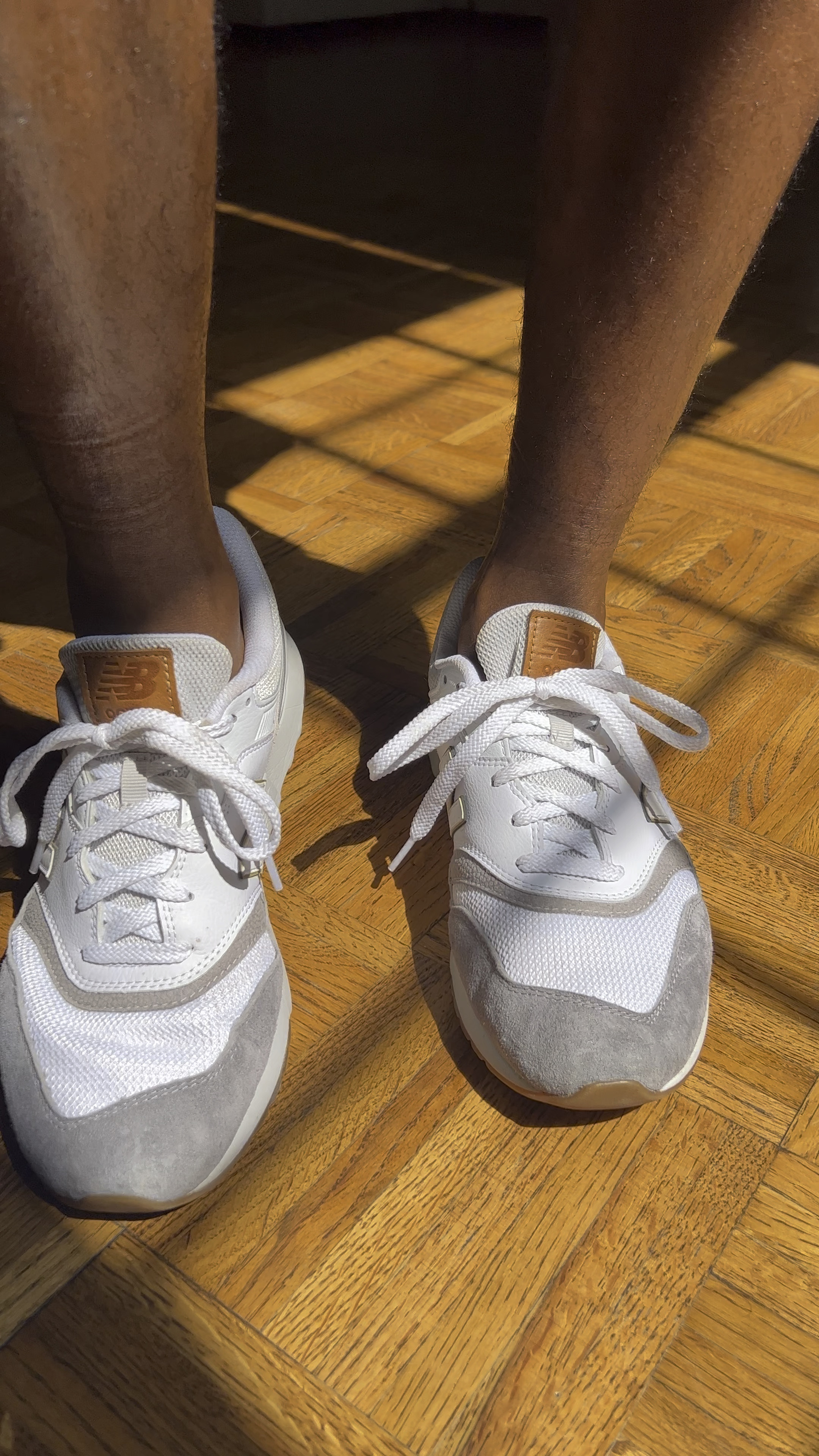 New balance white and grey sneakers 

#LTKstyletip #LTKmens #LTKshoecrush