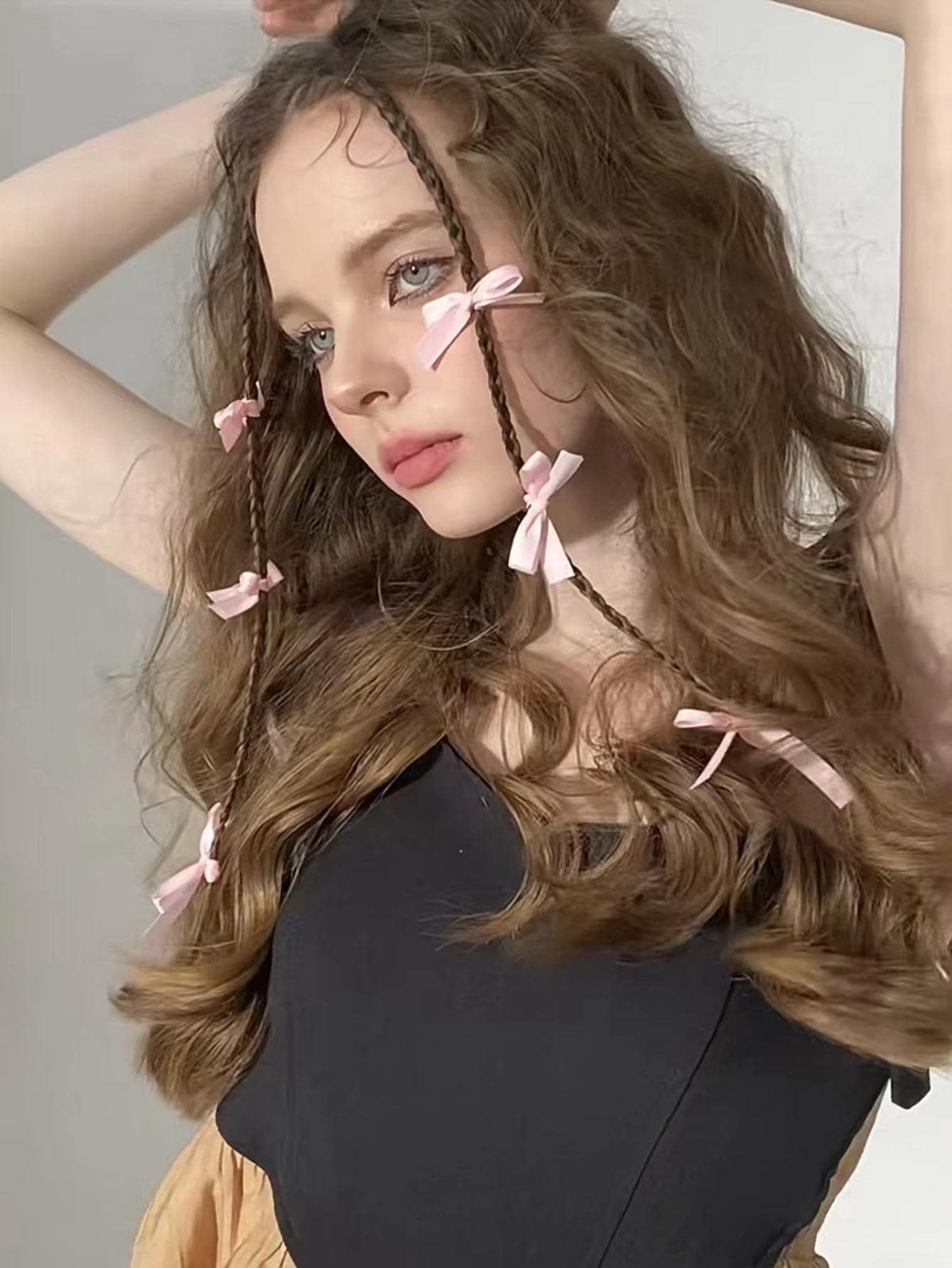 6pcs Women Pink Bow Decor Hair Clip For back to school | SHEIN