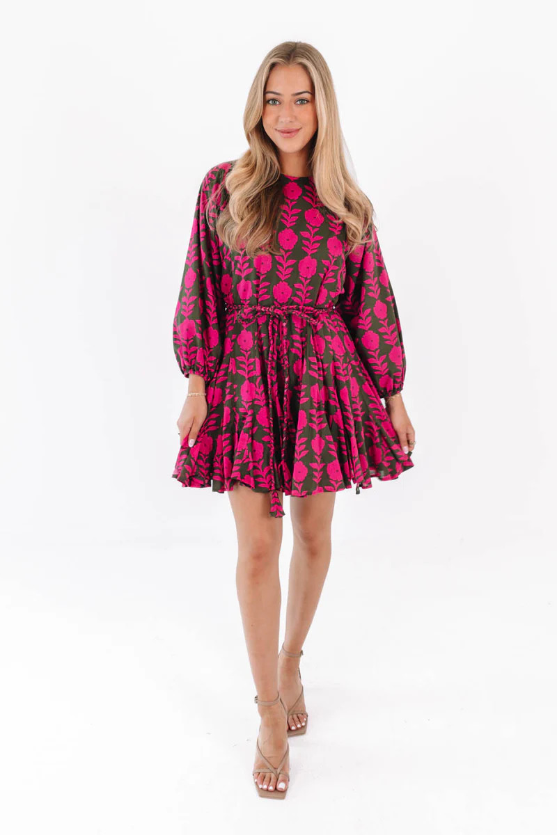 The Kenna Rope Dress - Olive | The Impeccable Pig