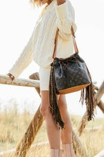 Champagne Bag Fringeless | Vintage Boho