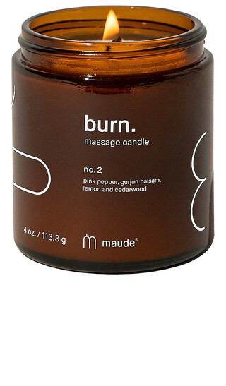 maude Burn Massage Candle No. 2 in Beauty: NA. | Revolve Clothing (Global)