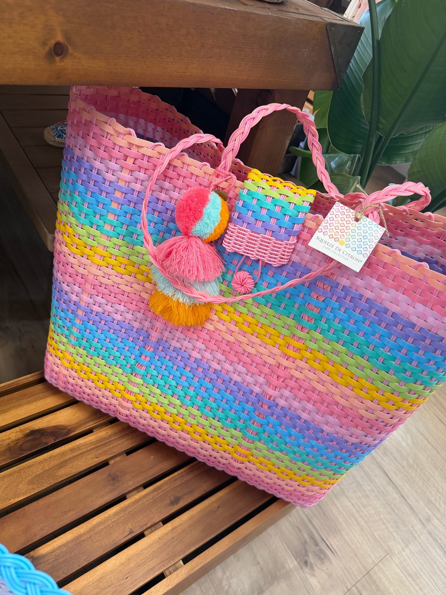 Handcrafted in Mexico by skilled artisans, our Core Collection features totes, clutches, and boxes woven from 100% recycled plastic. Each piece takes 5–7 days to create and showcases vibrant or neutral tones, blending art, sustainability, and joy in every design.

#LTKOver40 #LTKSeasonal #LTKTravel