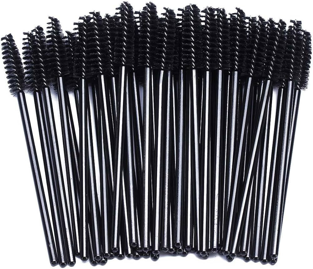 BTYMS 100 Pcs Disposable Eyelash Spoolies Brush Mascara Applicator Lash Wand Lashes Brush Eyebrow... | Amazon (US)