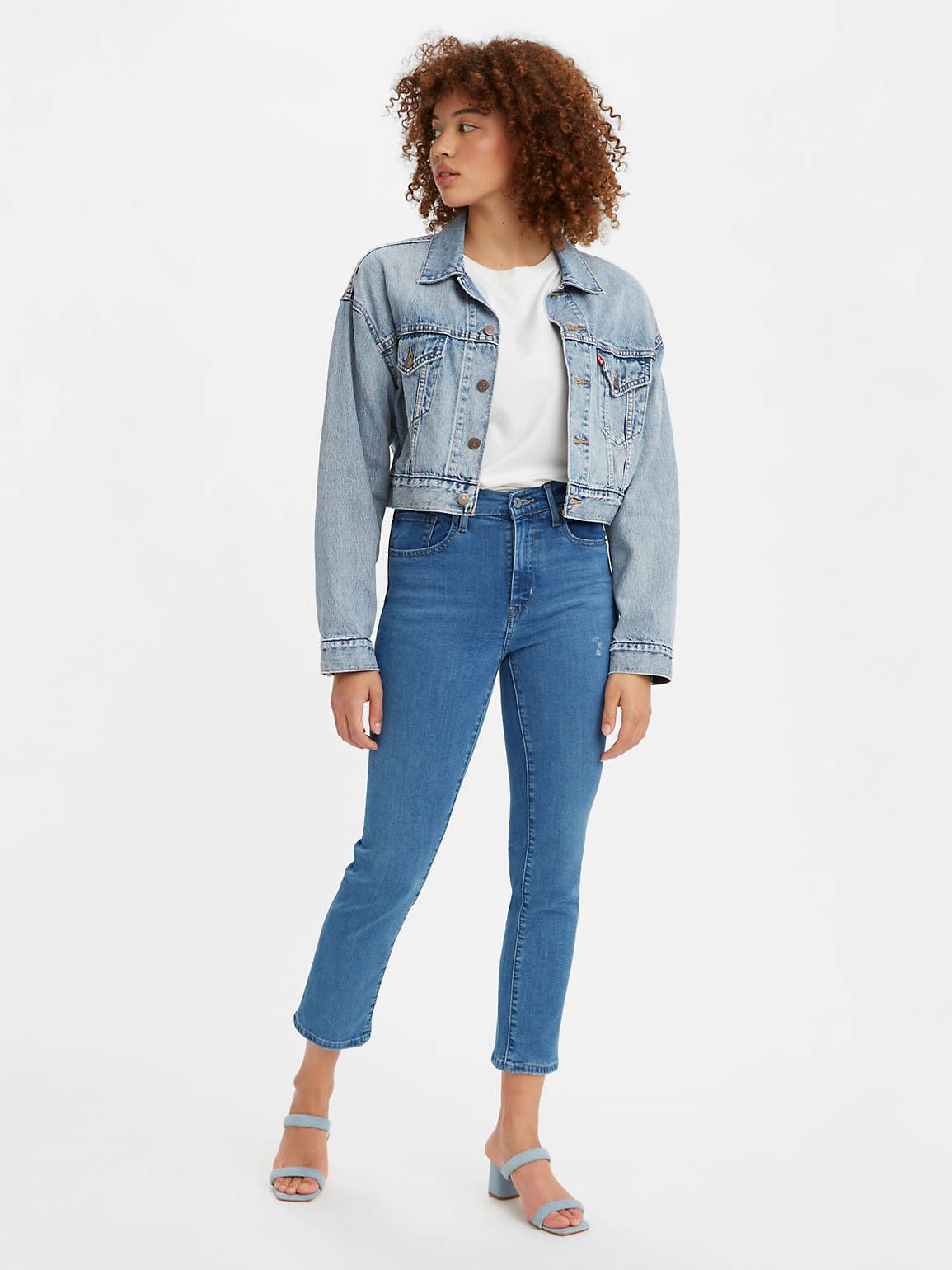 724 High Rise Straight Cropped Women's Jeans | LEVI'S (US)