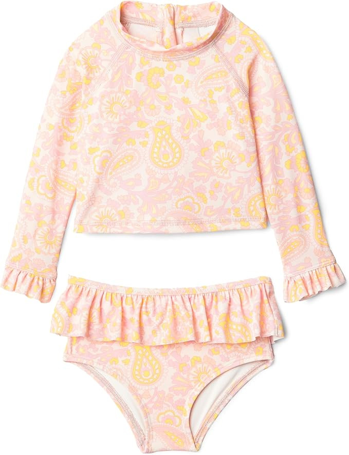 Amazon Essentials x Sofia Grainge Toddlers and Baby Girls' 2-Piece Long Sleeve Rashguard Set | Amazon (US)