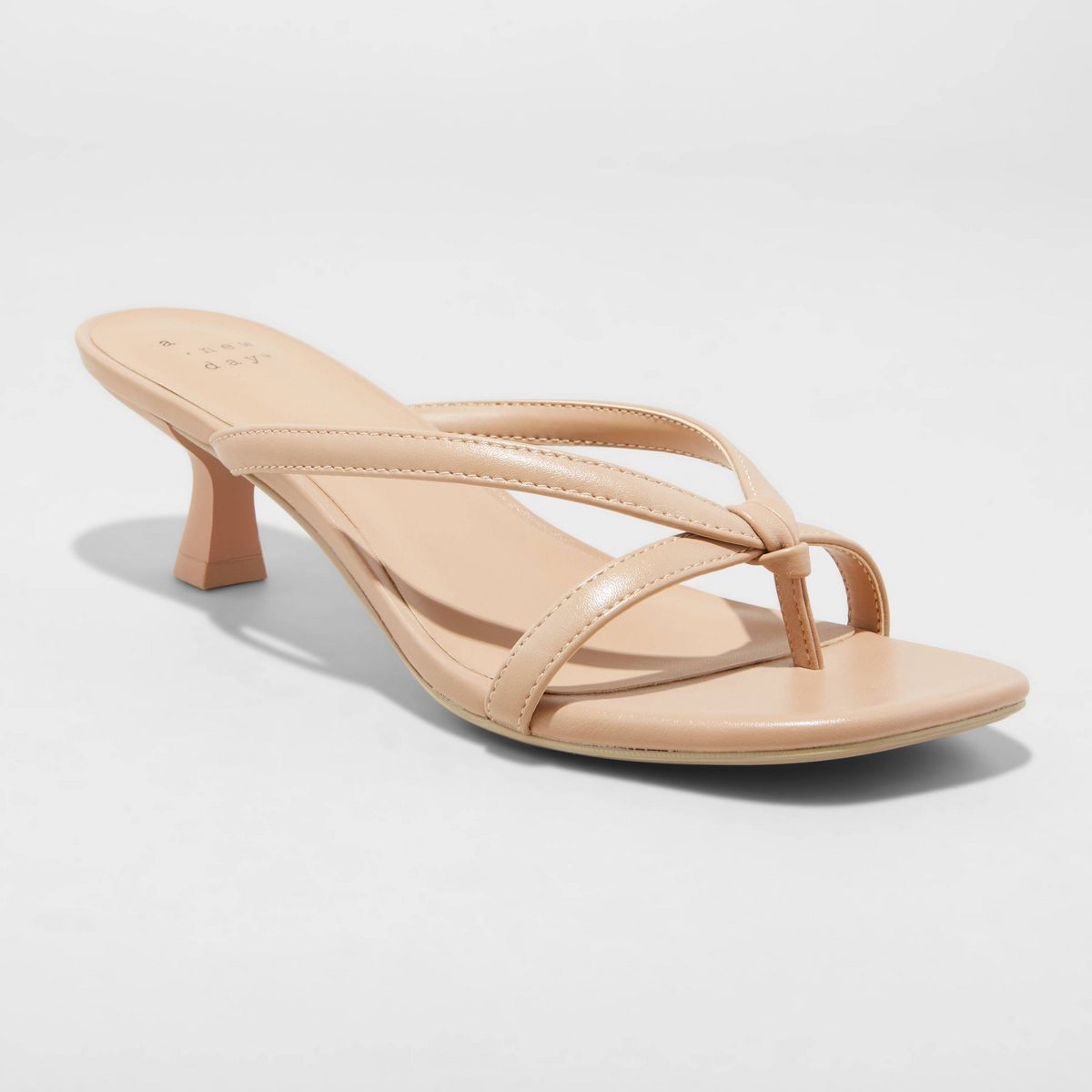Women's Colleen Mule Heels - A New Day™ Tan 8 | Target