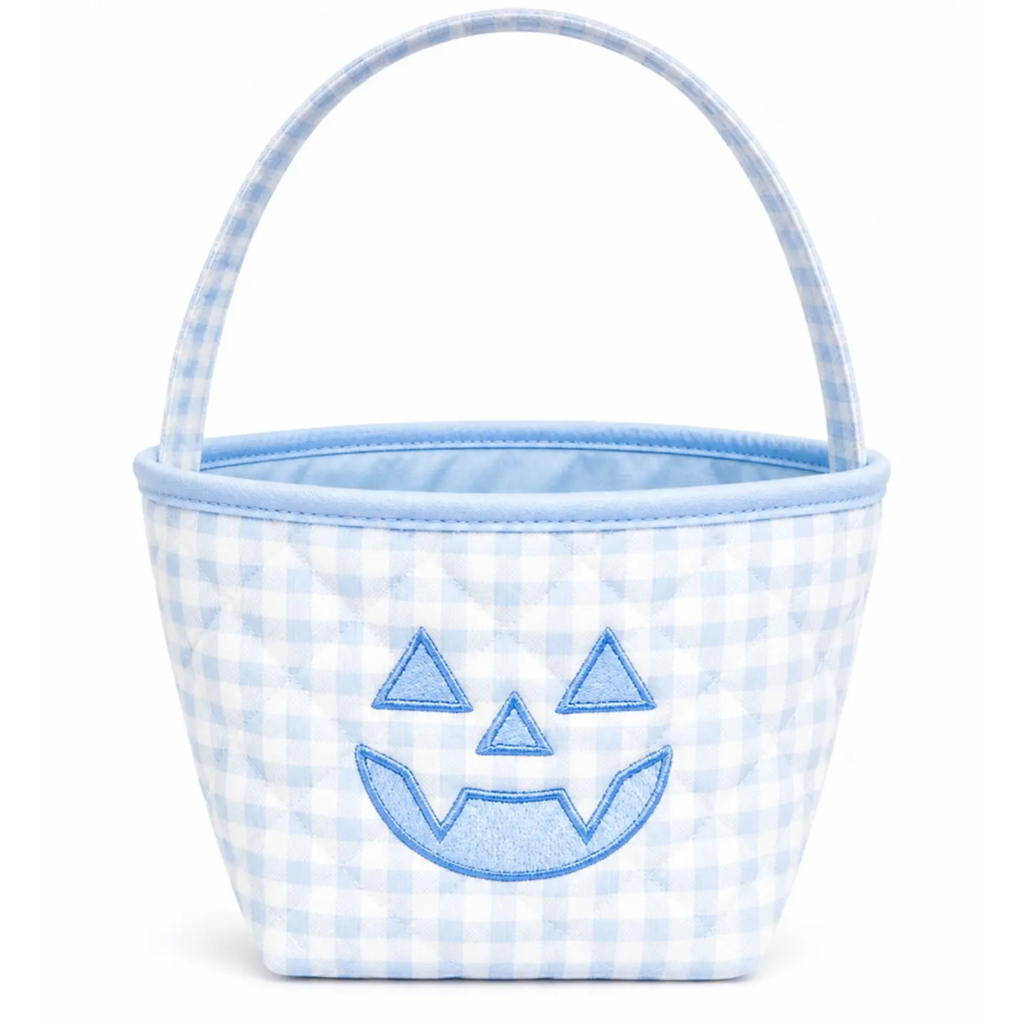 Bits and Bows Blue Petite Pumpkin Tote | JoJo Mommy