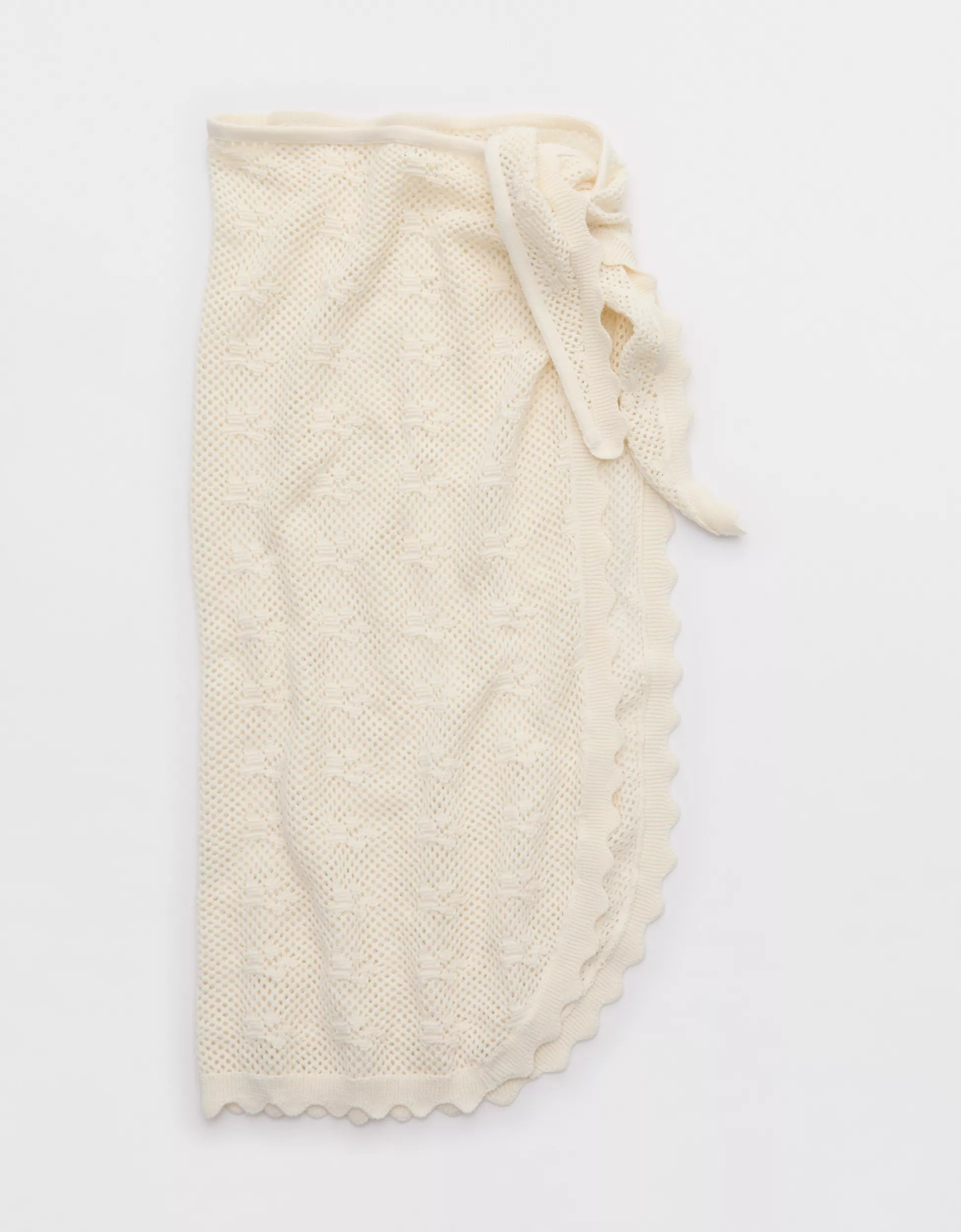 Aerie Scallop Crochet Sarong | Aerie