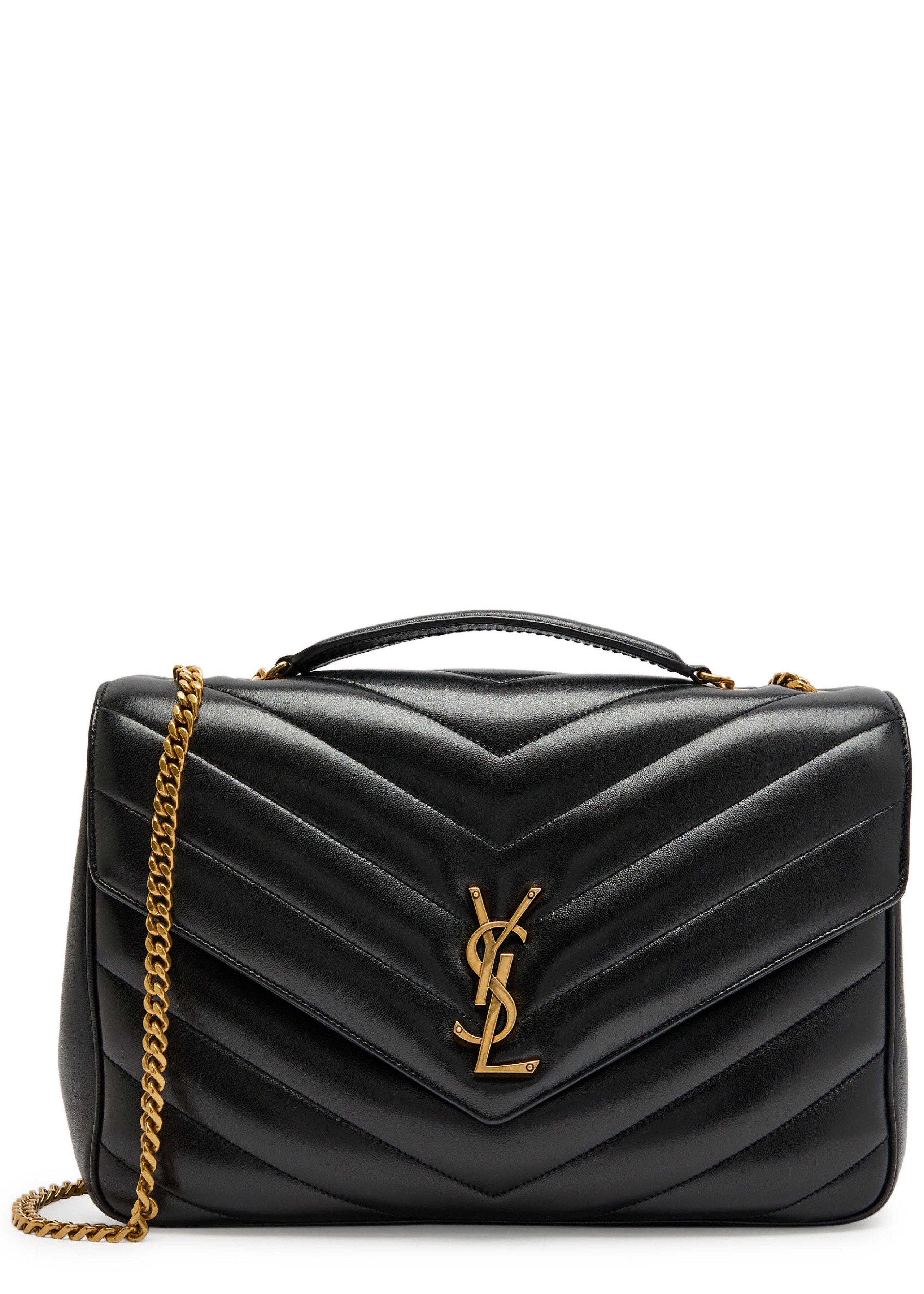 Loulou large quilted leather shoulder bag | Harvey Nichols
