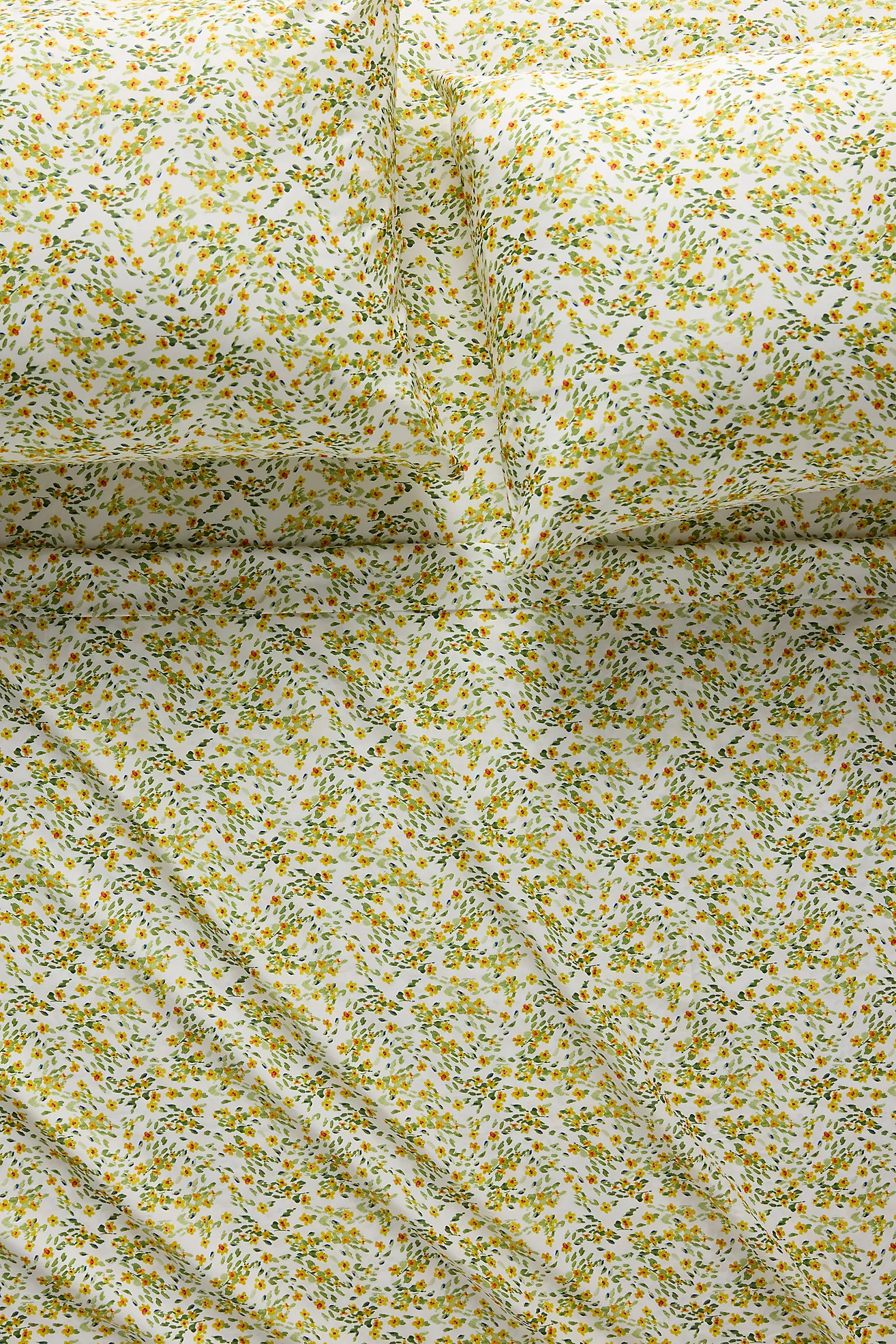 @nestingwithgrace Cotton Sateen Floral Printed Sheet Set | Anthropologie (US)
