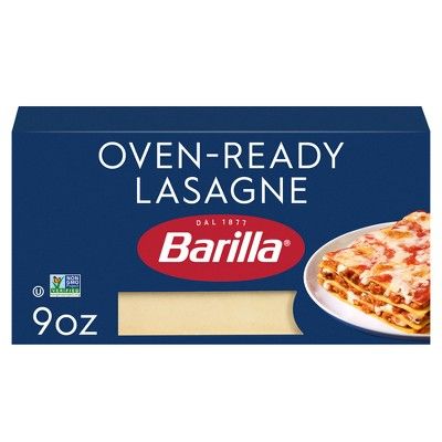 Barilla Oven Ready Lasagna Noodles Pasta - 9oz | Target