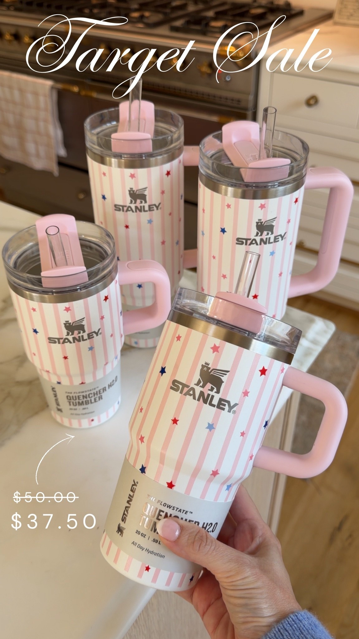 The CUTEST Stanley’s are on sale now at target!! 🇺🇸🎀

#LTKSaleAlert #LTKSeasonal #LTKSwim