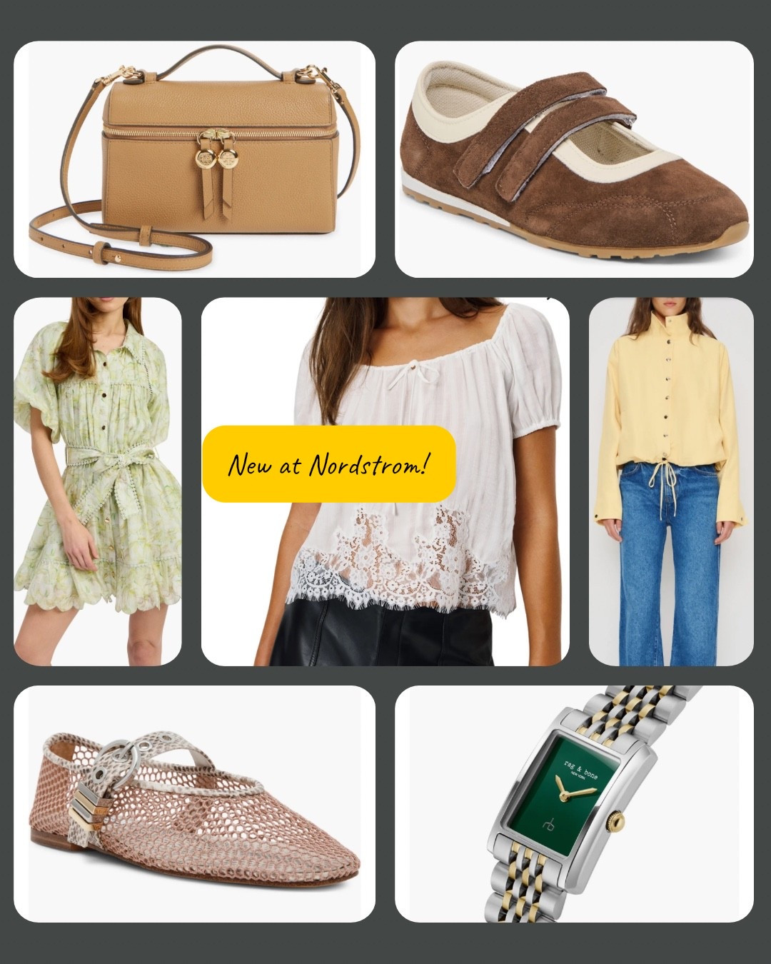 New arrivals! Nordstrom! 
Butter yellow jacket, spring dress, sneakers, spring bag! 

#LTKSeasonal